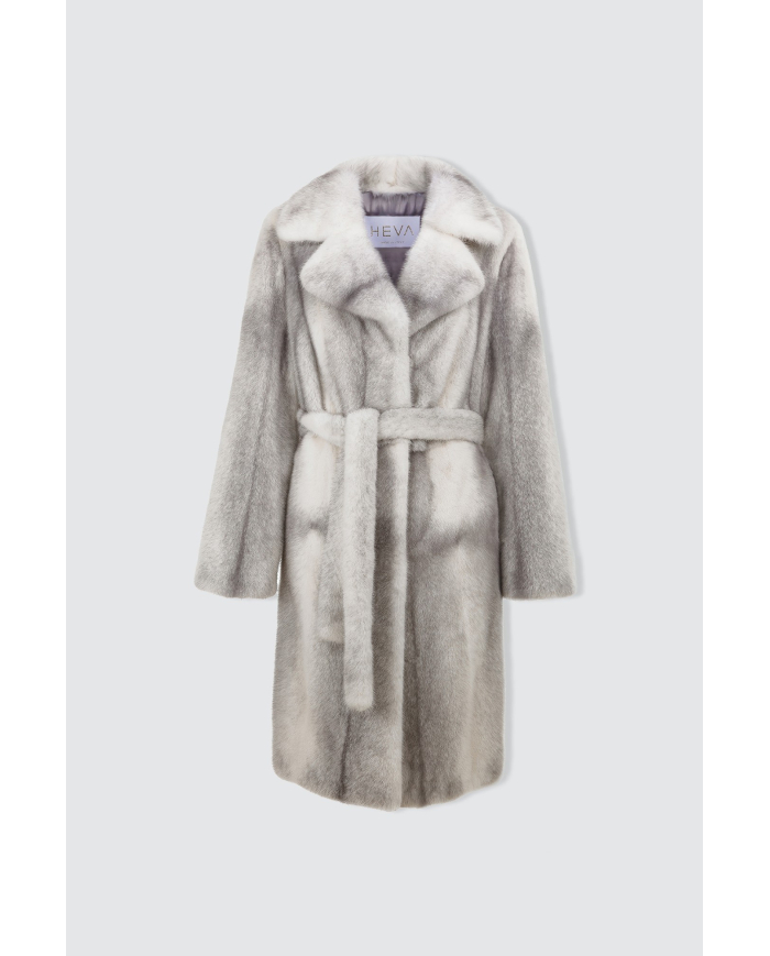 Sapphire mink fur on sale coat