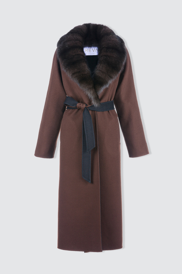 Cashmere Coat Cappotto in Puro Cashmere Donna – Lapeco Pellicceria